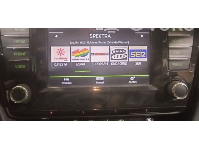 Дисплей 5E0919605HBIO, 5E0919605H Skoda Octavia Mk3 (5E)