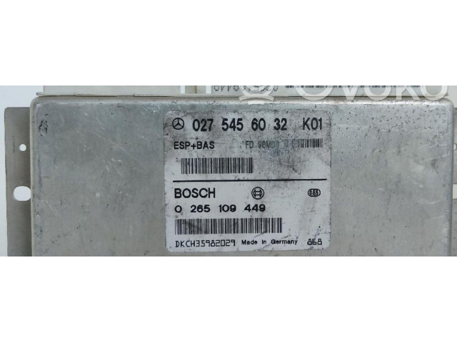 Блок управления АБС 0275456032K01   Mercedes-Benz A W168