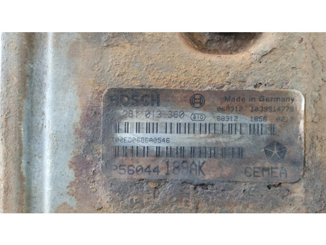 Блок управления двигателя 56044189AK, 0281013360   Jeep Commander