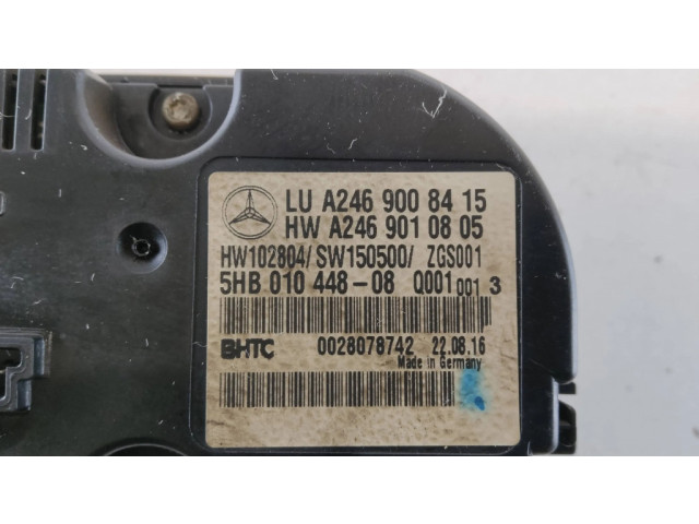Блок управления климат-контролем A2469008415, A2469010805   Mercedes-Benz A W176
