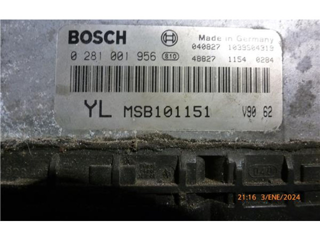 Блок управления двигателем Блок управления 281001956, MSB101151   MG ZS