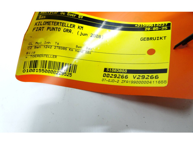 Панель приборов 51803088, 90271 Fiat Grande Punto