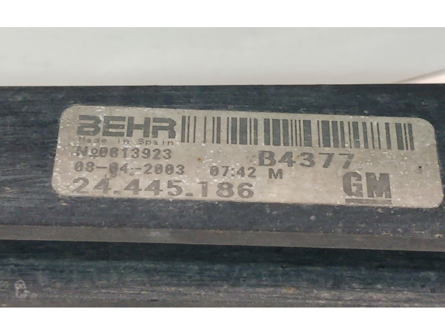 Вентилятор радиатора     BEHR, 24.445.186    Opel Combo C 