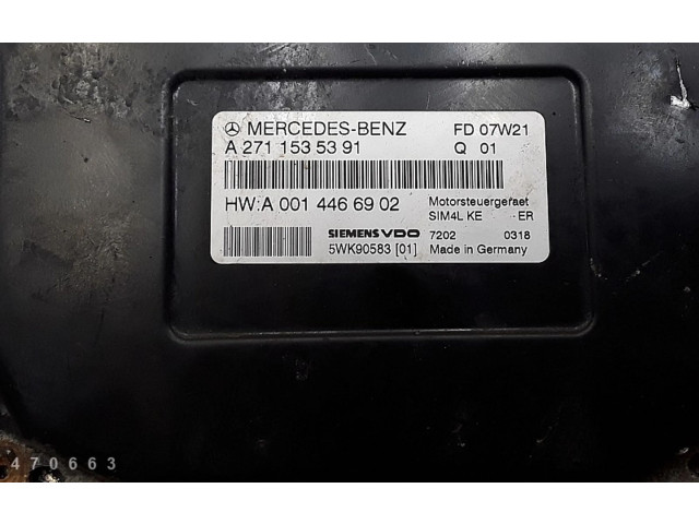 Řídící jednotka Mercedes-Benz SLK AMG R170 2007