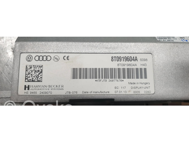 Дисплей 8T0919604A Audi A4 Allroad