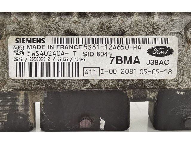 Блок управления двигателя 5S6112A650HA, 5WS40240AT Ford Fusion