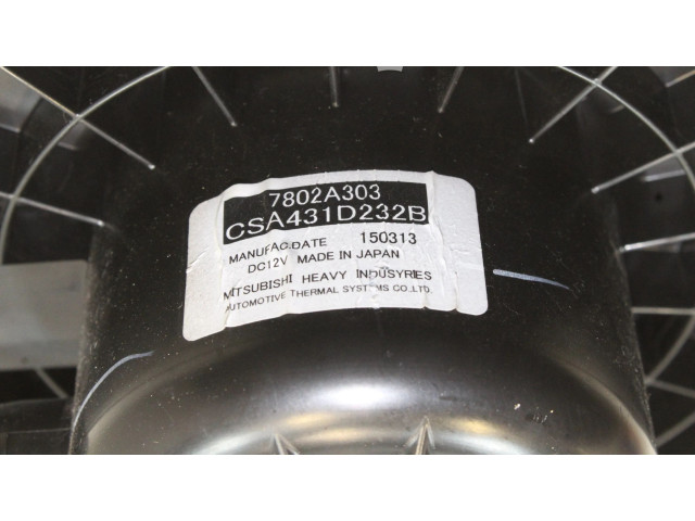Вентилятор печки 7802A303 Mitsubishi Outlander