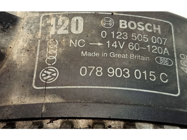 Генератор 078903015C, 0123505007 Audi A6 S6 C4 4A