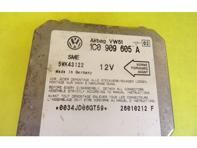 Блок подушек безопасности 1C0909605A Volkswagen Bora