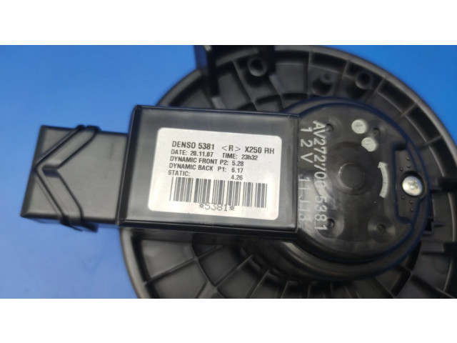 Вентилятор печки AV2727005381, DENSO5381 Jaguar XF