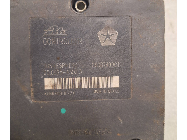 Блок АБС 00007499C1, 25092543023 Chrysler 300 - 300C 2005 - 2010 года