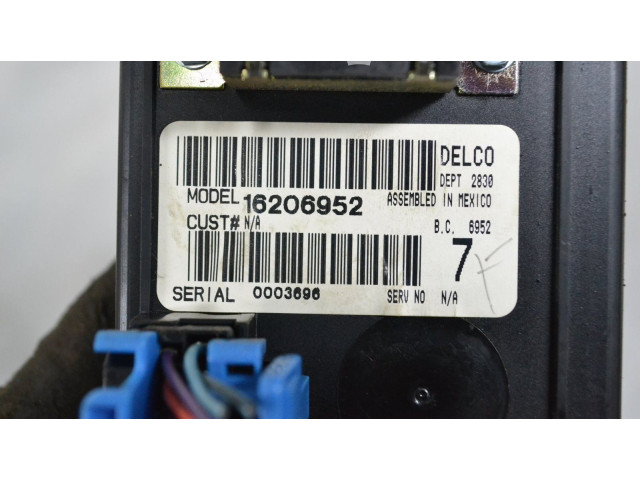 Блок управления климат-контролем 16206952   Pontiac Trans Sport