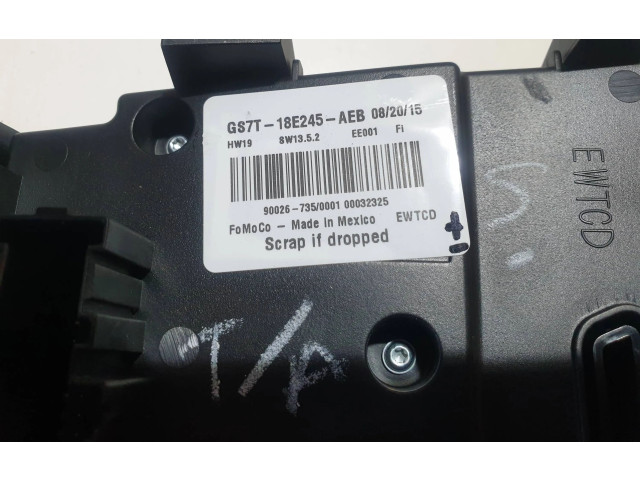 Блок управления климат-контролем GS7T18E245AEB, SW1352   Ford Fusion II