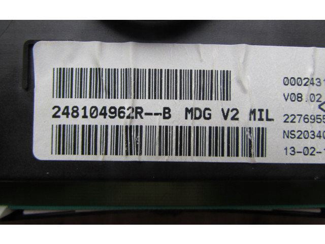 Панель приборов 248104962R Dacia Sandero