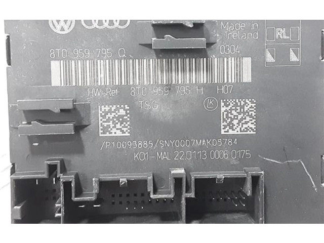 Рулевая рейка Блок управления центрального замка 8T0959795Q, 8T0959795Q Audi A4 Allroad - года
