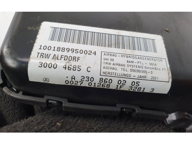 Подушка безопасности пассажира A2308600205   Mercedes-Benz SL R230