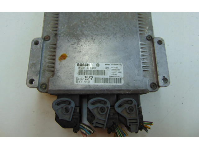 Блок управления двигателя 9647474780 Citroen C8