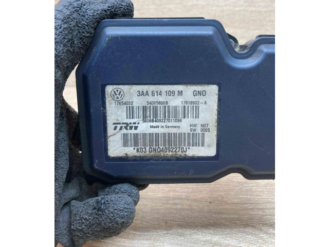 Jednotka ABS 3AA614109M, 17654032 Volkswagen PASSAT B7 2011