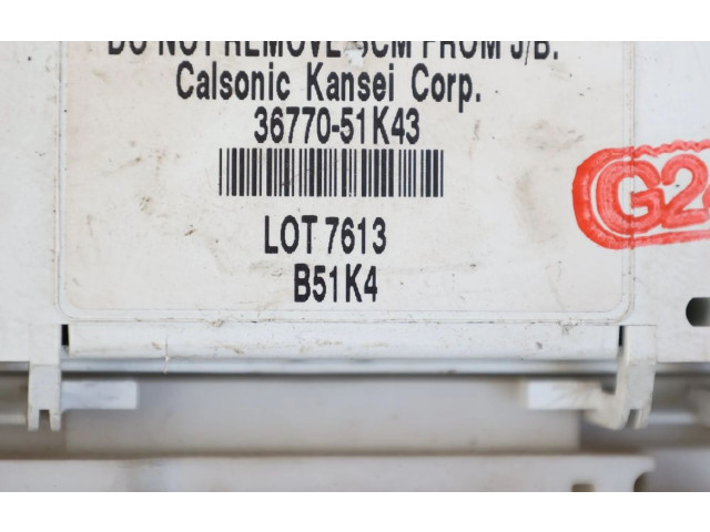 Блок предохранителей 3677051K43, 3677051K43   Suzuki Splash    