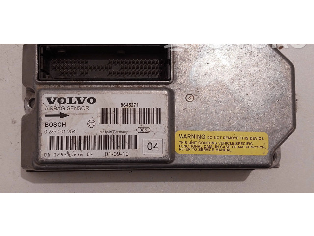 Блок подушек безопасности 8645271, 0285001254   Volvo S60