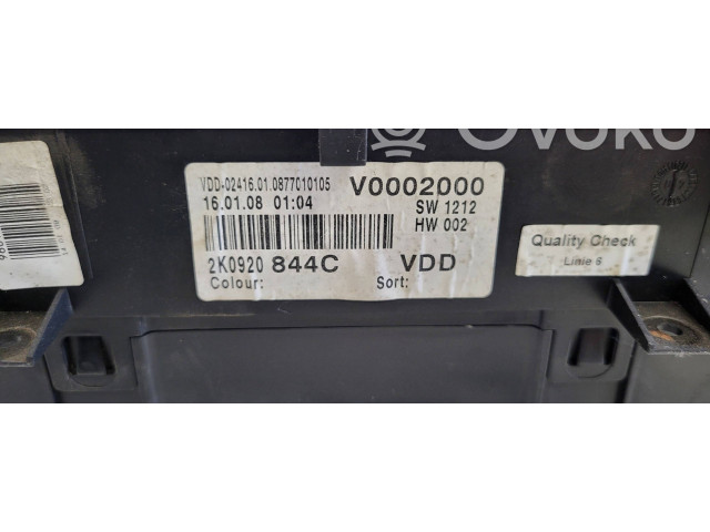 Панель приборов V0002000, 2K0920844C Volkswagen Caddy