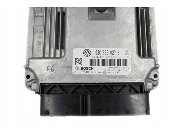Řídící jednotka 03C906027S, 0261S04622   Volkswagen T-Roc 2006