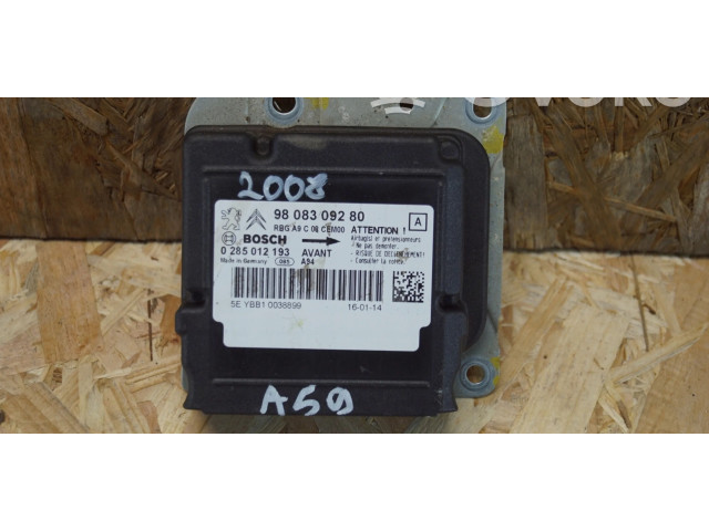 Блок подушек безопасности 9808309280 Peugeot 2008 I