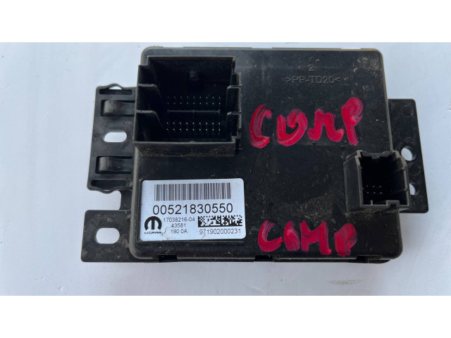 Модуль блока управления кондиционером 00521830550   Jeep Compass   