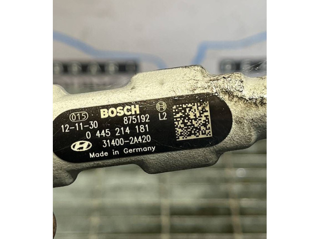 Vstřikovací lišta 0445214181, 314002A420 Hyundai ix35 D4FD