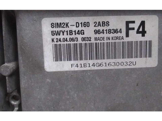 Блок управления двигателя 96418364 Chevrolet Epica