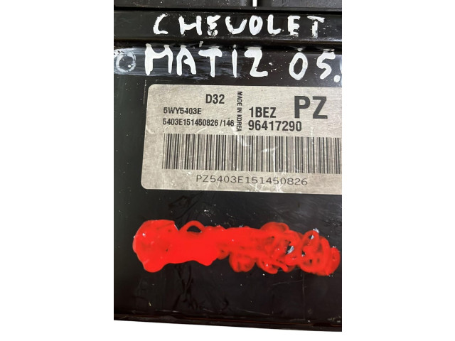 Блок управления двигателя EWY5403E, 96417290   Chevrolet Matiz
