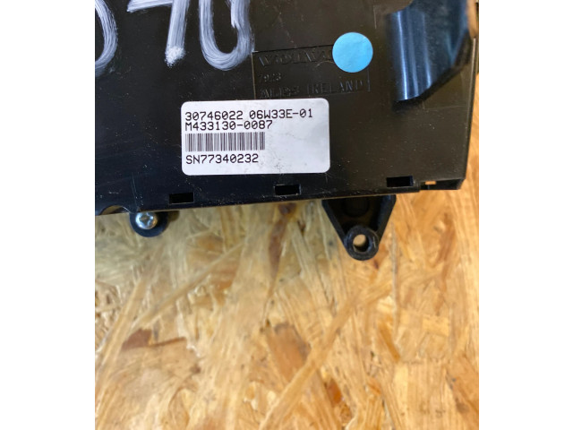 Блок управления климат-контролем 30746023, 06W33E01 Volvo V70