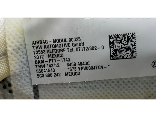 Подушка безопасности в сиденье 5C0880242 Volkswagen Jetta VI
