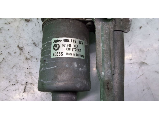 Моторчик дворников 5J1955023D Skoda Fabia Mk2 (5J)