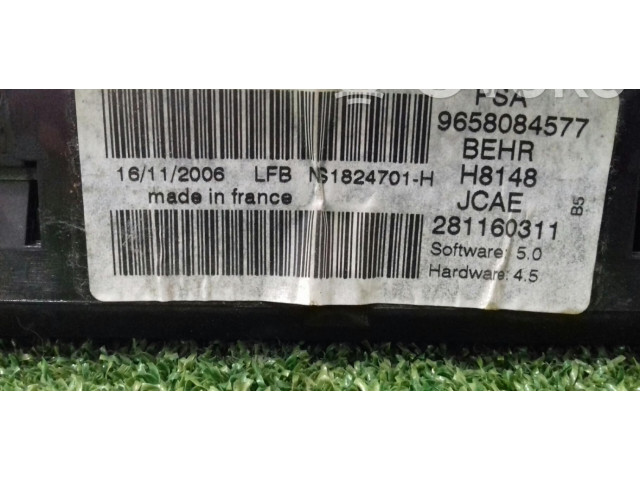 Блок управления климат-контролем 9658084577   Citroen C4 I