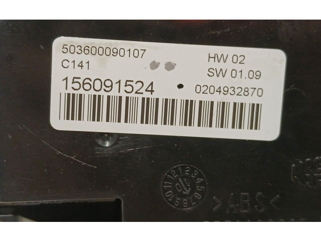 Блок управления климат-контролем 156091524 Alfa Romeo Giulietta