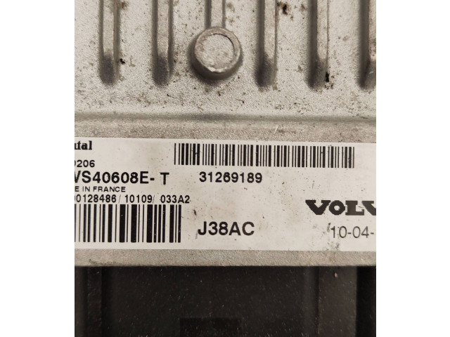 Блок управления двигателя 31269189, J38AC   Volvo V70