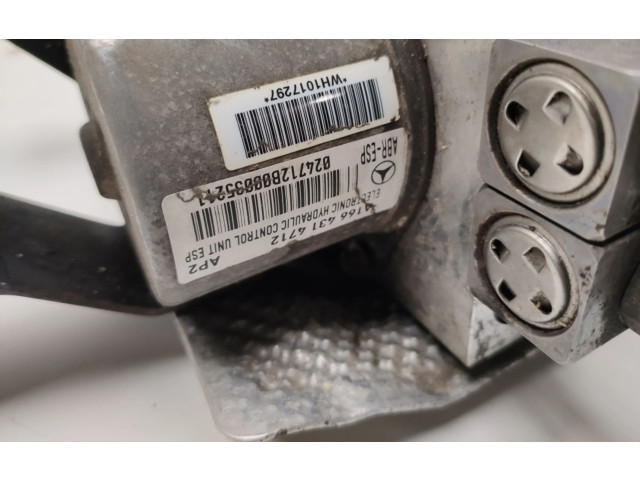 Блок АБС A1669014100   Mercedes-Benz  GL X166  2013 - 2019 года