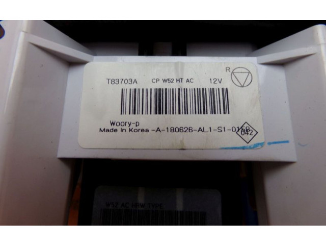 Блок управления климат-контролем T83703A, T83703A Dacia Sandero