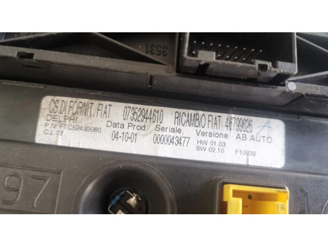 Блок управления климат-контролем 07352944610 Alfa Romeo 147