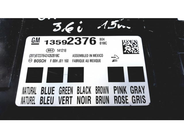 Блок комфорта 13592376   Chevrolet Camaro   