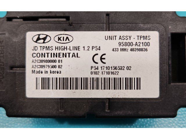 Блок комфорта 95800-A2100, IMPRK1429296   KIA Ceed   