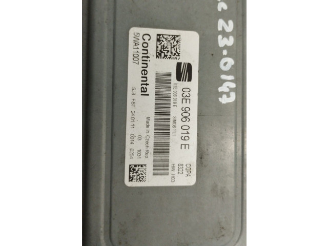 Řídící jednotka 03E906019E, 5WA11007 Seat Ibiza IV (6J,6P) 2011