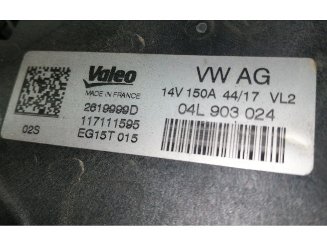 Генератор 04L903024, 2619999D   Audi A4 Allroad B9      