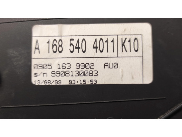 Přístrojová deska Mercedes-Benz A W168 2003 A1685404011