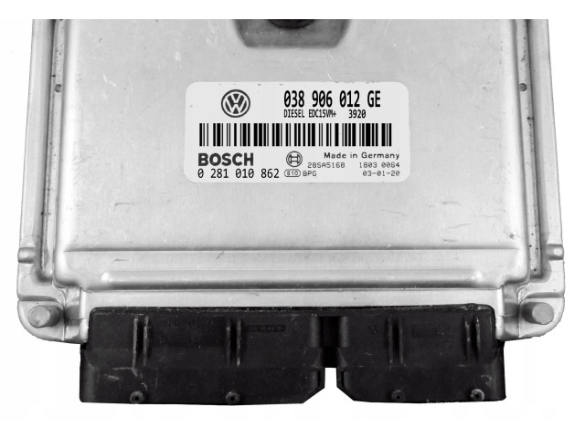 Блок управления двигателя 038906012GE, 0281010862 Skoda Fabia Mk1 (6Y)