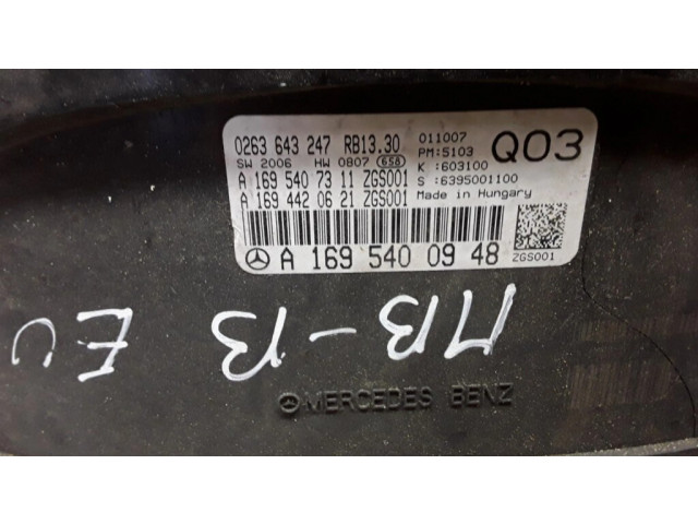 Панель приборов A1695400948, A1694420621 Mercedes-Benz B W245