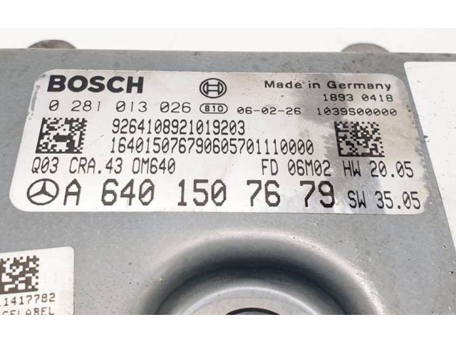 Řídící jednotka A6401507679, 18930418 Mercedes-Benz B W245 2005
