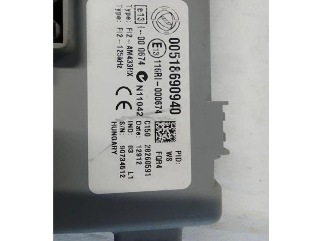 Pojistková skříňka 00518690940, 28260591 Fiat Punto Evo 2010