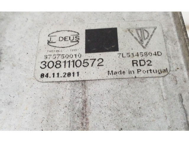 Интеркулер 7L5145804D, 3081110572 Porsche Cayenne (92A) 4.8